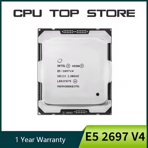 Intel Xeon E5 2697 V4 CPU LGA 2011-3 Processore 18 Core 2.30GHz 145W SR2JV
