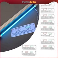 [PETSOLA] 10x UVC Test Card UV Intensity Test Card PVC Easy to Use UV Dosage Indicator Card for Outd