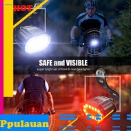  1 Set Portable Bicycle Light Bike Accessory Waterproof Bike Front Tail Light for MTB