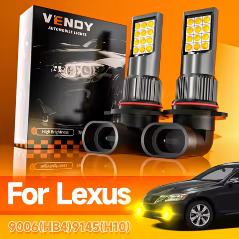 2pcs LED Fog Light Blub 9006 HB4 Lamp Canbus For Lexus GS300 GS430 GS350 GS460 RX300 RX330 RX350 LS4