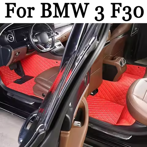 Luxury Car Floor Mats For BMW 3 F30 325i 330i 320i 318i Five Doors 2013 2014 15 16 17 18 19 Foot Pad