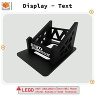 Flush Wall Mount For Lego Technic DomS Dodge Charger (42111)