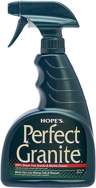 HOPE'S Perfect Granite & Marble Countertop Cleaner, Stain Remover and Polish, Streak-Free, Ammonia-F