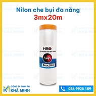 Màng bọc nilon che bụi cuộn nilong che sơn tấm chống bụi kích thước lớn cho giường tủ quần áo