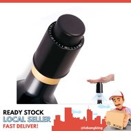 [sgstock] Wine Stopper Vacuum Seal, Vinventure Wine Saver Pump &amp; Reusable Bottle Stopper 2-in-1 for 7-day Freshness Pres