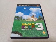 【PS2】收藏出清 SONY 遊戲軟體 全民高爾夫 3 盒書齊全 正版 日版 現況品 請詳閱說明