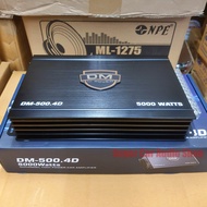 เพาเวอร์แอมป์ class D 4ch 5000W DM-500.4D เพาเวอร์แอมป์รถยนต์ คลาสดี 4 ch DM 500.4 สำหรับขับ กลางแหล