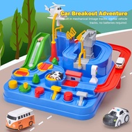 Racing Rail Car Model Educational Toys Children Track Car Adventure Game Brain Game Mechanical Inter