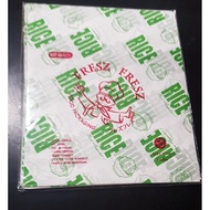 Rice wrapping paper, Rice Green/ Rice Red.