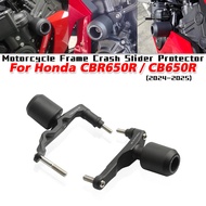 สำหรับฮอนด้า CBR650R / CB650R 2024 2025กรอบรถจักรยานยนต์ตัวเลื่อนการชนตัวป้องกันเครื่องยนต์มอเตอร์ไซ