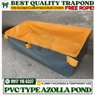 6x6x1ft PVC AZOLLA POND AFFORDABLE FISH TANK CRAYFISH TEMPORARY USE TRAPAL AZOLLA BED CRAYFISH POND