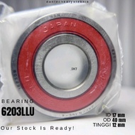 BEARING 6203LLU NTN ORIGINAL BEARING 6203 LLU RUBBER CAP 1PCS BANDUNG