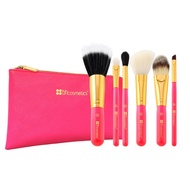 Bộ cọ cá nhân 6 cây BH cosmetics Neon Pink 6 Piece Brush Set with Cosmetic Bag