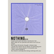【READY STOCK】Poster Cover Album Nothing by Bruno Major for room/wall/gift