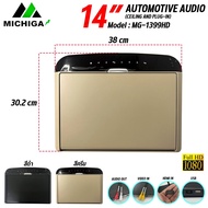 มี2สี TVติดเพดาน MICHIGA รุ่น MG 1399HD 14นิ้ว HDMI เครื่องเสียงรถยนต์ จอเพดานติดรถยนต์ จอเพดานสำห