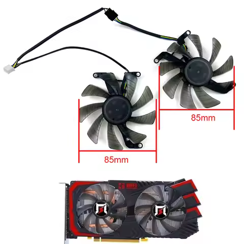 ooling Fan TH9215S2H-PAA01 85MM 4PIN For Gainward GALAX KFA2 GTX 1660 1660Ti RTX 2060 2070 Super Gra