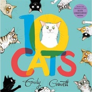 [100% Original Books] - 10 Cats by Emily Gravett (UK edition, hardcover)