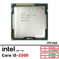 Intel | Intel Core i5-2500 Used i5 2500 3.3 GHz Quad-Core Quad-Thread CPU 6M 95W LGA 1155