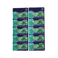 MuRata muRata 364 Button Battery sr621 Watch Battery AG1 Battery Electronic Watch Card Installation 