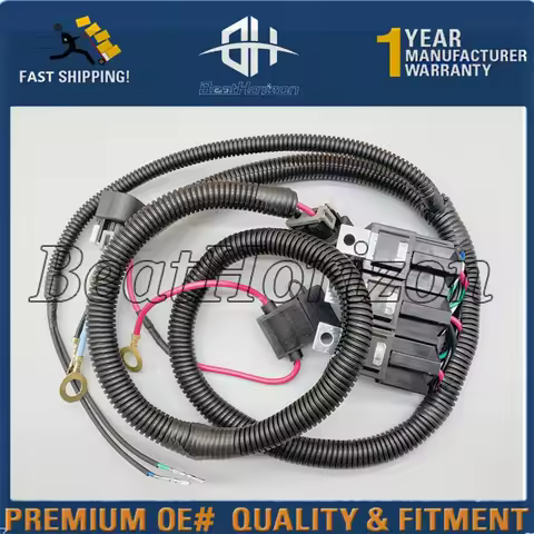 7L5533A226T Electric ECU Control Dual Fan Upgrade Wiring Connector Harness For Chevrolet GMC Silvera