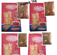 QQ CAT ORGANIC DRY CAT FOOD (REPACK 1KG) / MAKANAN KUCING