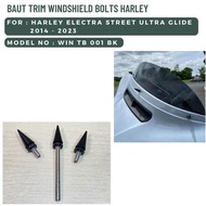 Harley Electra Street Ultra Win Tb 001 Bk High Quality Windshield Bolts