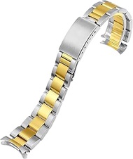 Oyster Watch Band Bracelet Replacement For Rolex Vintage Rolex Air King 1500 5500 Stainless Steel 19