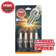 NGK BKR6E-11 / BKR6E11 Spark Plugs Proton Wira 1.6 1.8, Waja old / perdana E55 / Honda City IDSI / J