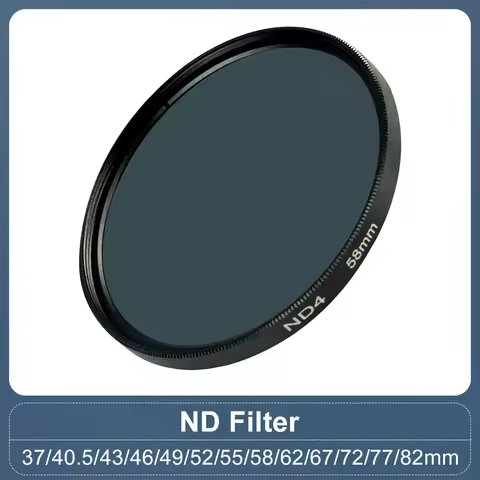ND Filter Neutral Density Filter ND2 ND4 ND8 ND16 ND32 37mm 40.5mm 43mm 46mm 49mm 52mm 55mm 58mm 62m