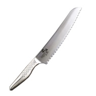 KAI 貝印｜關孫六流線型握把一體成型不鏽鋼刀-21cm(廚房麵包刀)