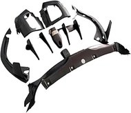 Compatible For Ferrari 812 Superfast Dry Carbon Fiber Material M Style Body Kit Front lip side skirt
