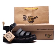 [READY STOCKS] ROMAN GLADIATOR DR MARTENS AIR WAIR PLATFORM SANDAL ALL BLACK NEW 100% ORIGINAL FULL 