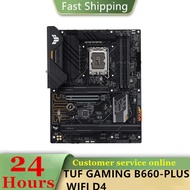TUF GAMING B660-PLUS WIFI D4 motherboard Used original 1700 LGA1700 DDR4 128GB M.2 USB3.0 SATA3 Desk