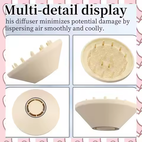 HHTL 360° Rotating Diffuser Attachment Nozzle For Laifen LF03 Hair Dryer/Swift SE Styling Tool Hair 