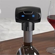 Electric Vacuum Wine Stoppers, Automatic Wine Bottle Vacuum Pump with Food-grade Silicone, Reusable Wine Saver