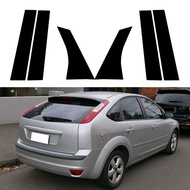 !HOT! 6Pcs Car Window Door Pillar Posts Trim B C Column Cover Sticker Decal For Ford Focus Sedan/Hat