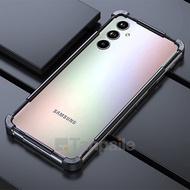 Tanpaile เคสบั๊มเปอร์สแตนเลสสตีลสุดหรูสำหรับ Samsung กาแลคซี F54 F04 F02S Jump3 F62 Xcover6 F52 F42 