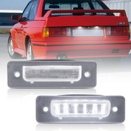 2pcs Canbus Led License Number Plate Light for BMW E30 1981-1994 E12 E28 E24 E23 M1 E26 Z1 Roadster 