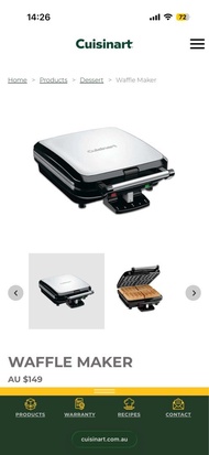 Cuisinart 鬆餅機