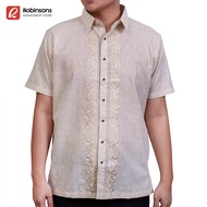 Obra ni Juan Inno Fit Polo Barong - Light Natural (#2719)