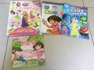公主/Dora/卡通人物遊戲書 貼紙書