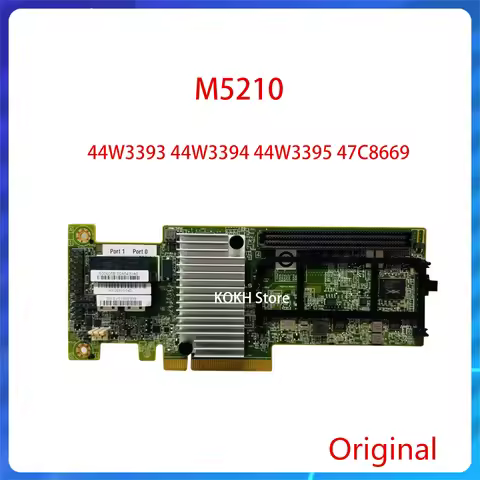 46C9111 Controller Card M5210 SATA / SAS RAID 12Gbps PCIe X8 for ServeRAID Smart Array Card 44W3393