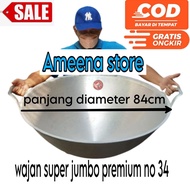 Super LARGE PREMIUM JUMBO WOKEN SIZE 32 WIDTH 84cm WOKEN