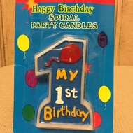 寶寶生日派對 週歲 周歲 造型蠟燭 生日蠟燭 蛋糕裝飾