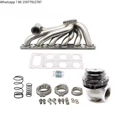 For bmw E30 E34 325i 328i 24V M50 M52 M54 S50 S52 Turbo Manifold & Adjustable Wastegate