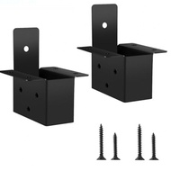 WHOOPS~For Sturdy Carbon Steel Pergola Brackets 2PCS Designed for Outdoor Use