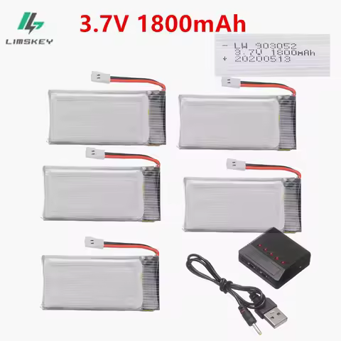 Upgrade 3.7v 1800mAh Lipo Battery for KY601S SYMA X5 X5S X5C X5SC X5SH X5SW M18 H5P RC Quadcopter Sp