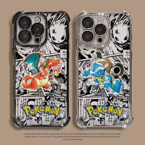 P-Pokemons Charizards Plating Phone Case For Samsung S26 S25 S24 S23 S22 S21 S20 FE Note20 Edge Plus