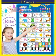 English Interactive Talking Alphabet Poster ABC Wall Chart With Sound Learning ABC & 123