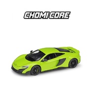 ✨1:24 Scale McLaren 675LT WELLY Vehicle Models Miniature Diecast Cars Toy